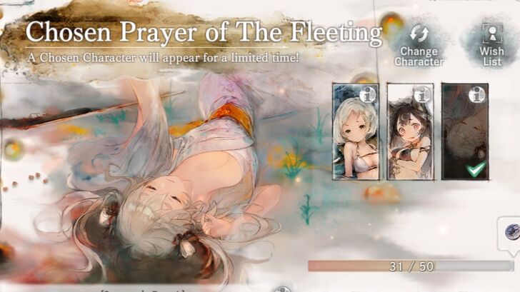 Chosen Prayer of the Fleeting