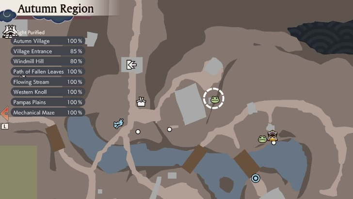 Frog Statue 55 Location