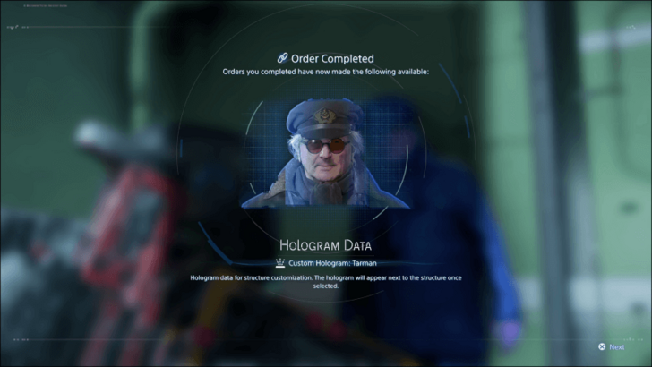 Death Stranding 2 Tarman Custom Hologram