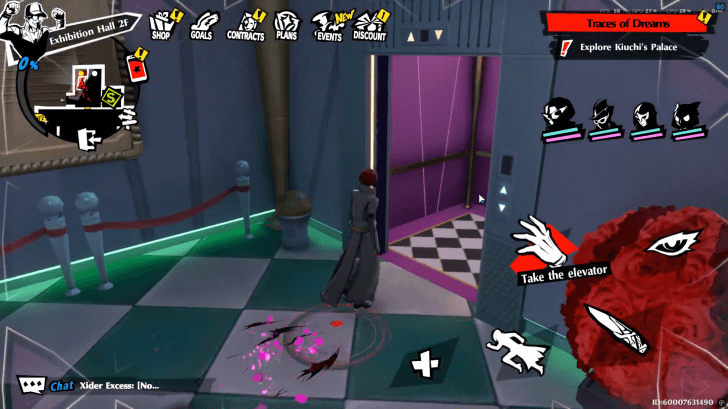 Take the elevator then jump and slide through the path