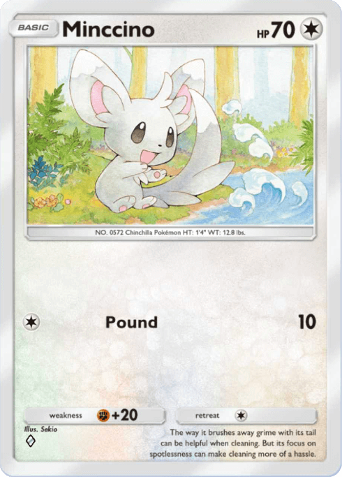 Pokemon TCG Pocket - A3b 062 Minccino