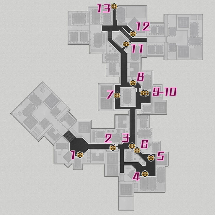 Honkai Star Rail - Backwater Pass Treasure Map