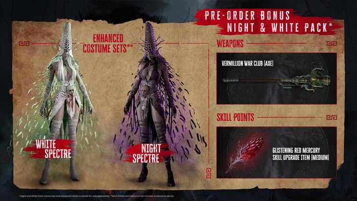 Wuchang Preorder Bonuses