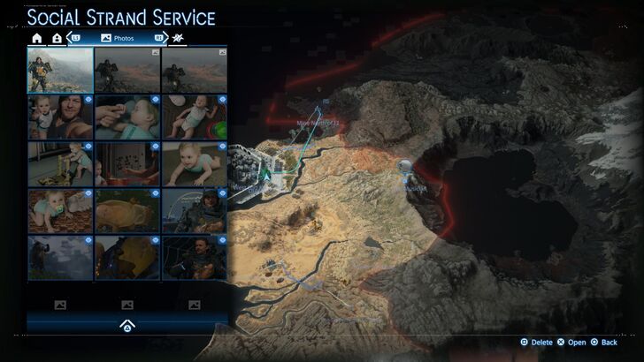 Social Strand Service Photos Tab