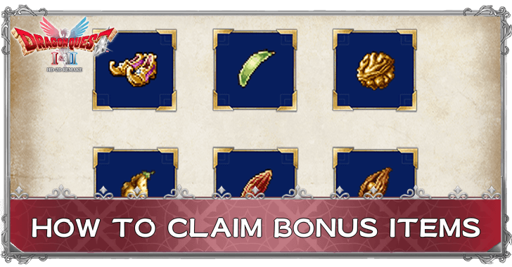 Dragon Quest 1 - How to Claim Bonus Items