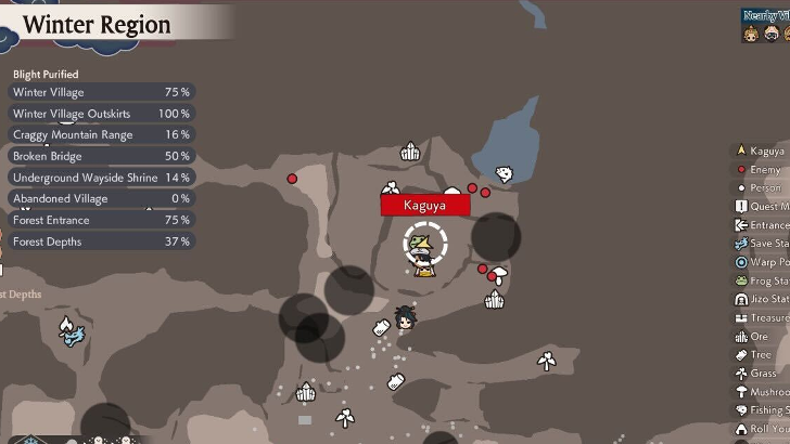 Frog Statue 83 Location