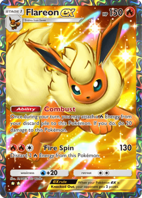 Pokemon TCG Pocket - A3b 079 Flareon ex