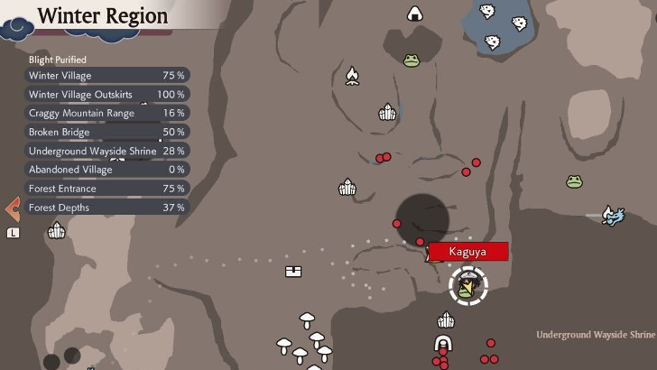 Frog Statue 85 Location