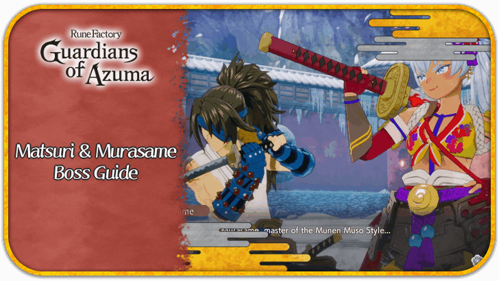 Rune Factory Guardians of Azuma Matsuri and Murasame