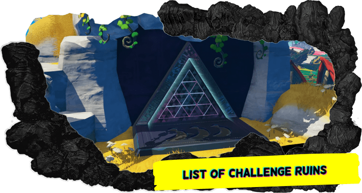 Donkey Kong Bananza List of Challenge Course Ruins