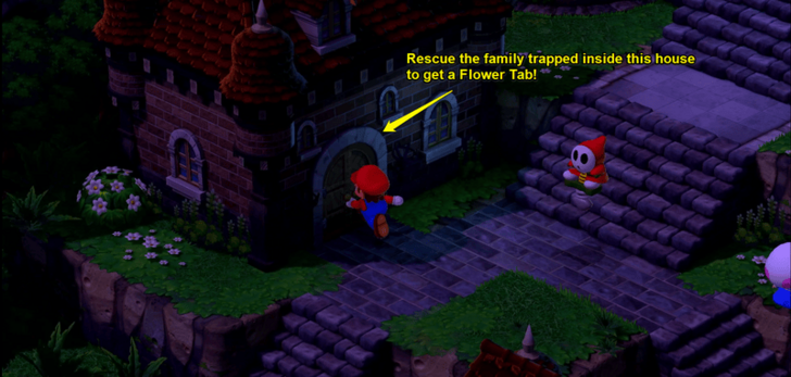 Super Mario RPG - Rescue Family Flower Tab