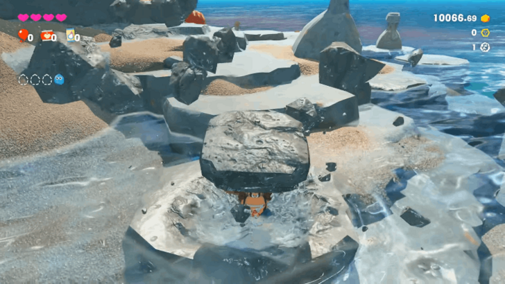 Holding a chunk of sturdy terrain