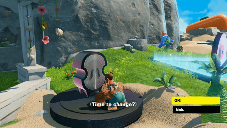 Donkey Kong Changing at the Closet