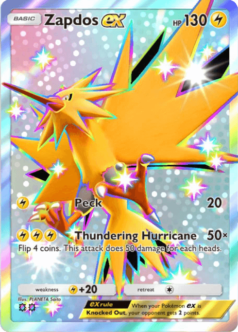 Pokemon TCG Pocket - A3b 105 Zapdos ex