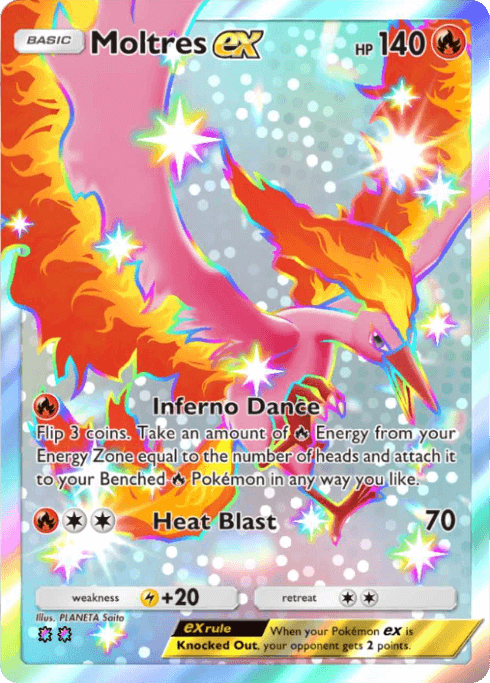 Pokemon TCG Pocket - A3b 103 Moltres ex