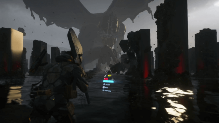 Death Stranding 2 Giant BT Topples Red Pillars