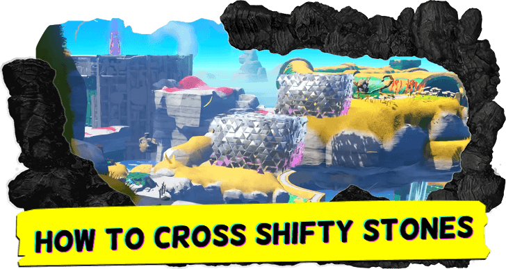 Donkey Kong Bananza How to Cross Shifty Stones