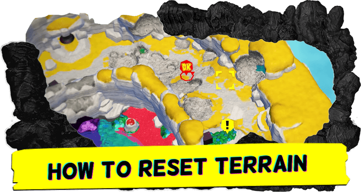 Donkey Kong Bananza How to Reset Terrain