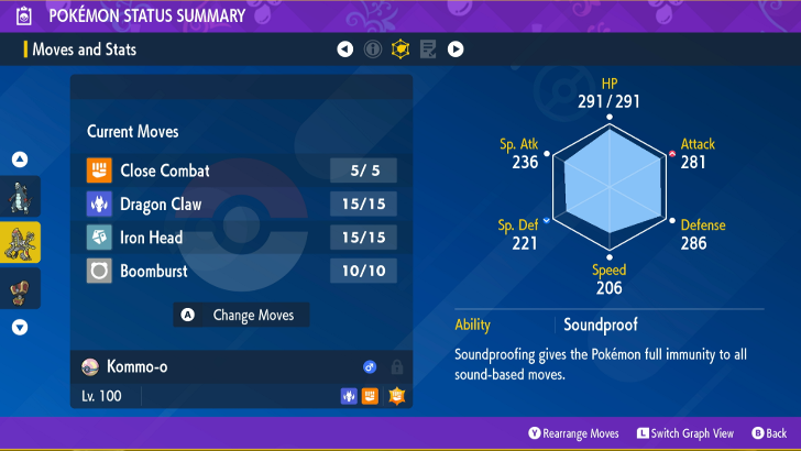 Pokemon SV - Kommo-o Tera Raid Soundproof