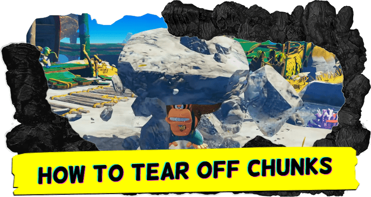 How to Tear Off Chunks