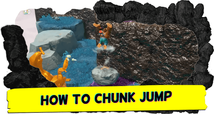 Donkey Kong Bananza How to Chunk Jump
