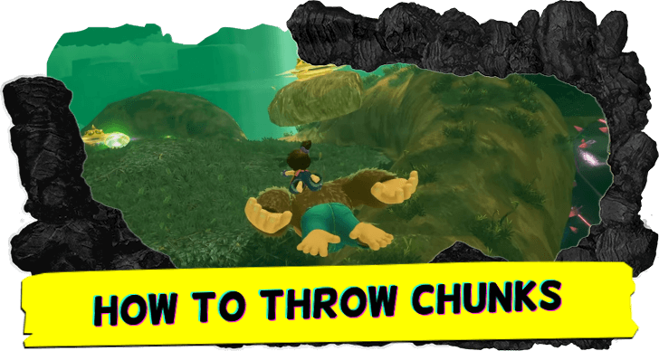 Donkey Kong Bananza How to Throw Chunks