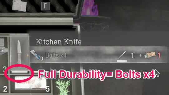 Resident Evil 4 Remake - Knive Durability Affects Crafting Full