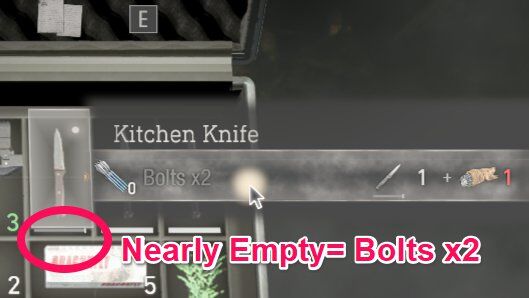 Resident Evil 4 Remake - Knive Durability Affects Crafting Empty