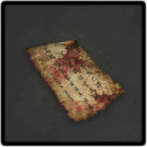 Bloodied Letter