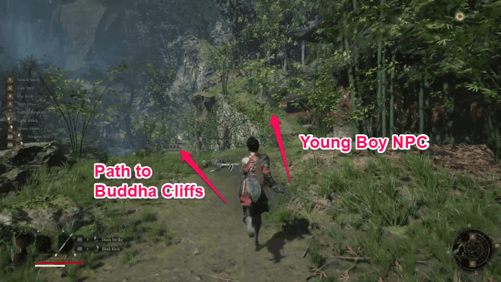 Reverent Temple Exit Path