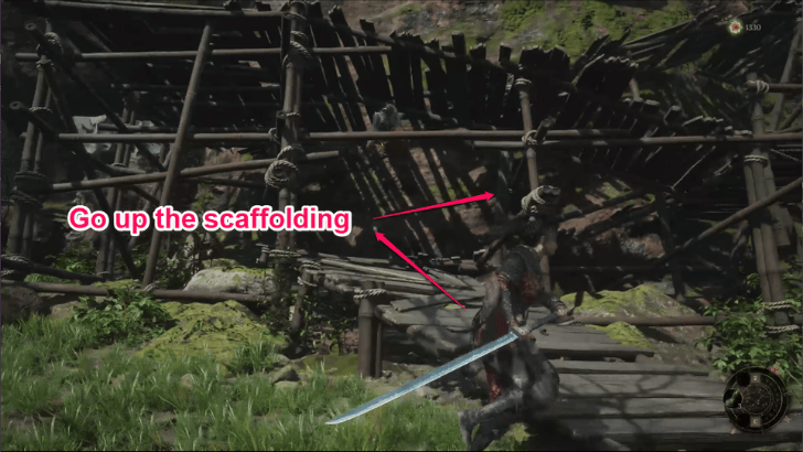 Reverent Temple Scaffolding