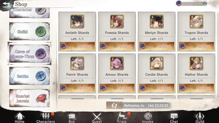 Cave of Space Time Shop