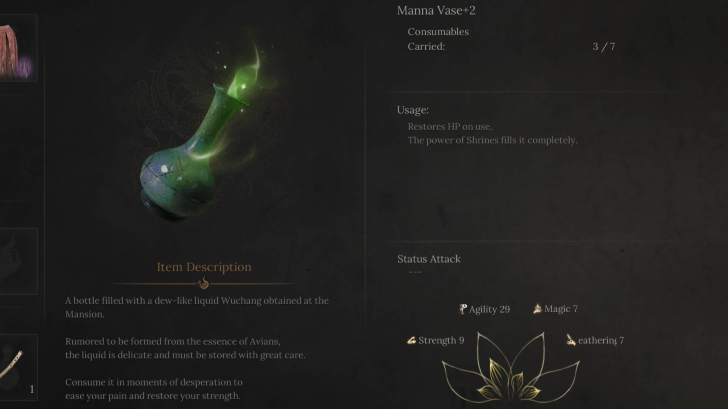 Refillable Healing Flask