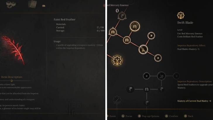 Swift Blade and Strong Blade Nodes