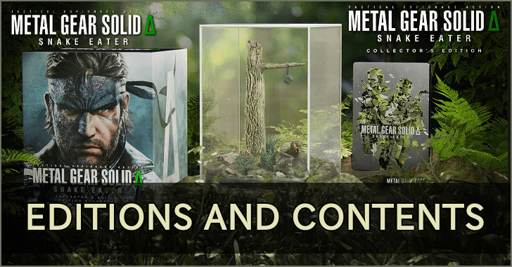 Metal Gear Solid Delta All Edition Differences and Deluxe Edition Content