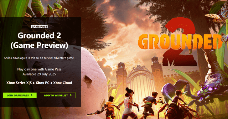 Is Grounded 2 on Game Pass