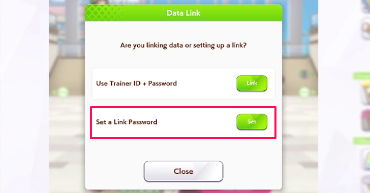Choose Set a Link Password