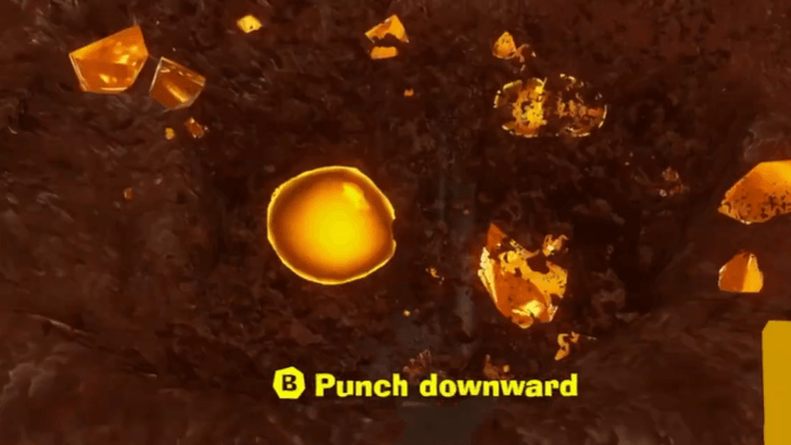 Punch Downward with B