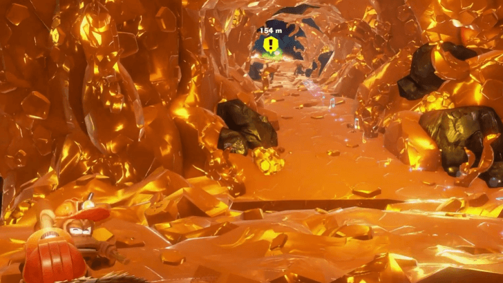 Banandium Gem at the top of the Gold Tunnel