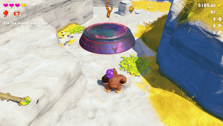 Battle Both Sides of the Bridge Banandium Gem Overworld Location