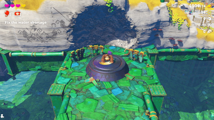 Battle Concrete-Wall Clash Banandium Gem Overworld Location