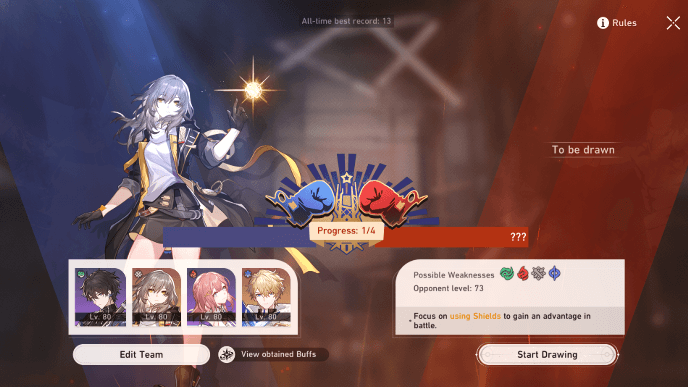 Honkai Star Rail - Boulder Town Super League - Team Comp