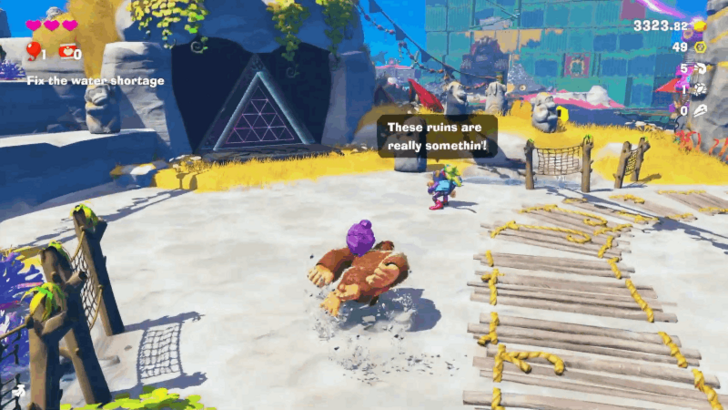 Lagoon Layer Challenge Course 2 Overworld Location