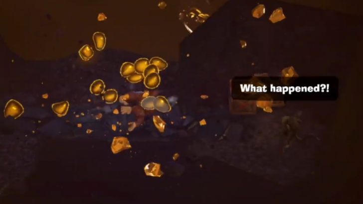 Dig towards the trapped monkeys