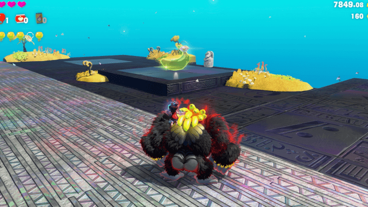 Atop the Concrete Roof Banandium Gem Overworld Location