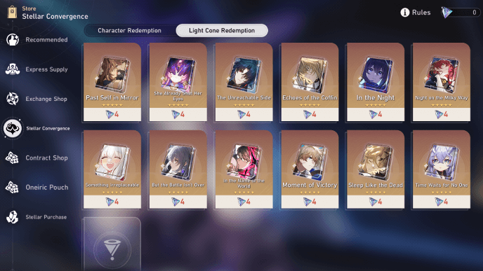 Honkai Star Rail - Obtain Light Cone Memory Shard