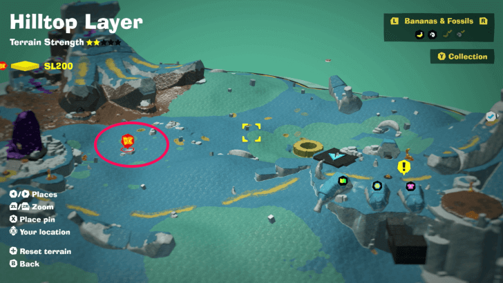 The Flying Banana Banandium Gem Map Location