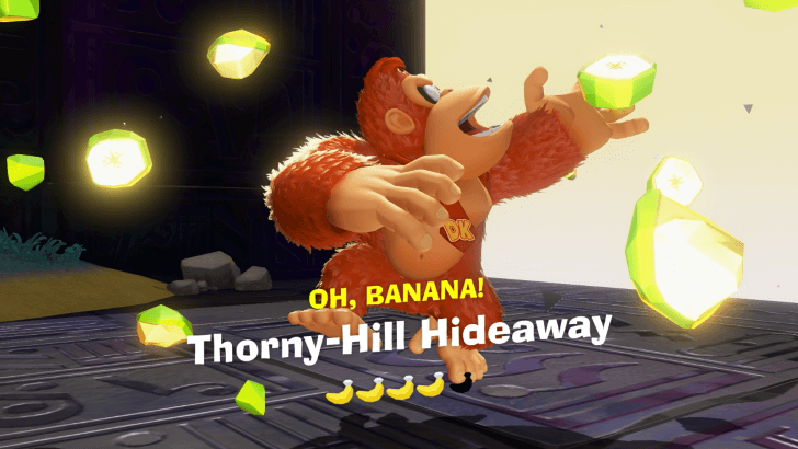 Thorny-Hill Hideaway Banandium Gem Overworld Location