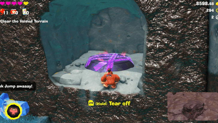 Battle Three-Tiered Tussle Banandium Gem Overworld Location