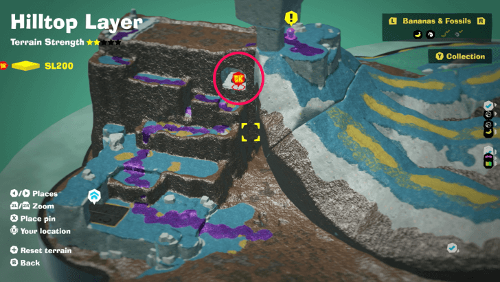 Battle Three-Tiered Tussle Banandium Gem Map Location